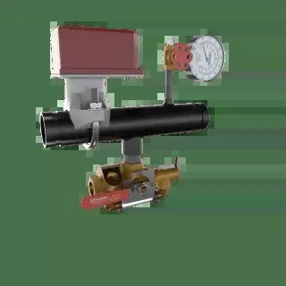 2" Floor EasyPac Thread 1/2 Test And Drain Valve PRV