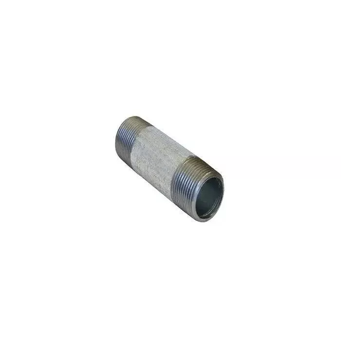2" Galvanized Pipe Nipple for Plumbing Applications