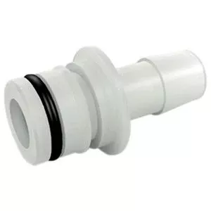 3/4" QA X 3/8" HB Straight Fitting w/ O-Ring, Nylon