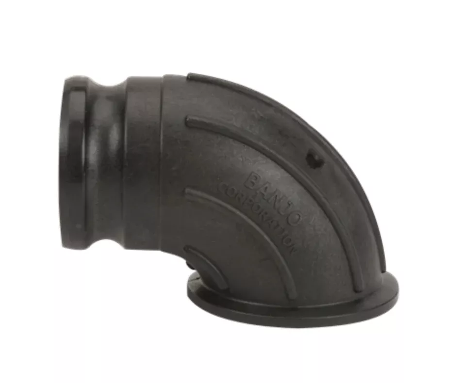 3" Flange X Male Adapter Sweep