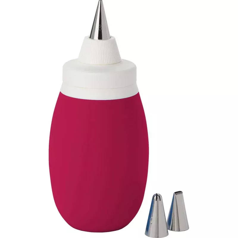 3" X 3" Cake Decorating Set - Red