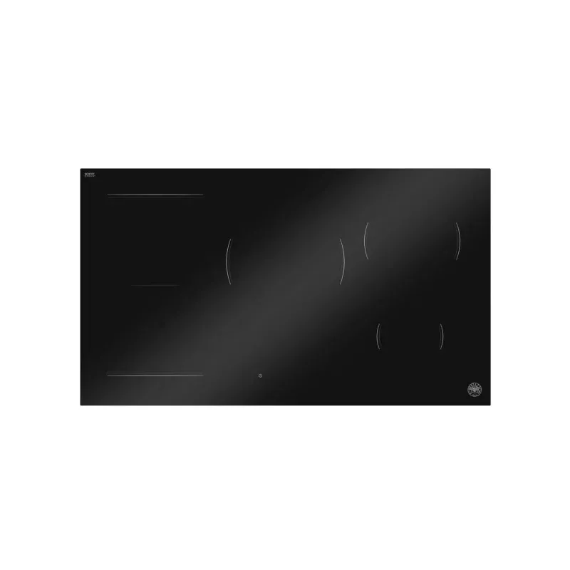 36'' Induction Cooktop with Concealed Central Touch Slider Interface Black Glass