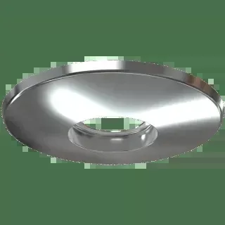 4" Flush Sprinkler Escutcheon Polished Chrome Finish