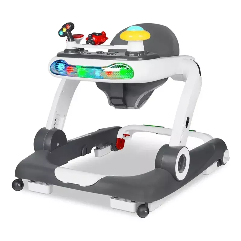 5-in-1 Baby Walker – Gray
