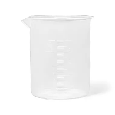 500mL Griffin Style Beakers, Polypropylene, case/4
