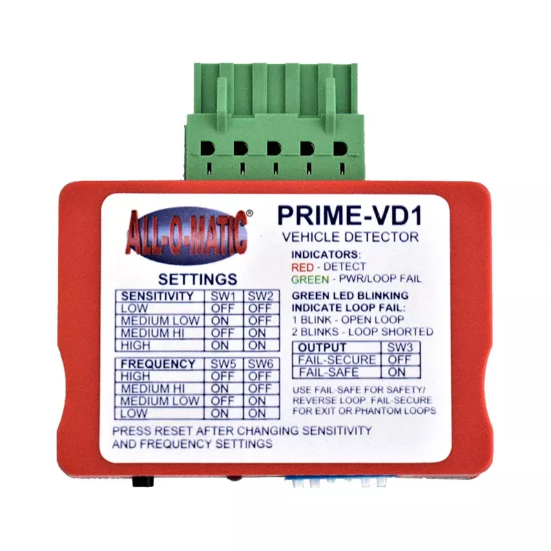All O Matic PRIME-VD1 Plug-In Loop Detector