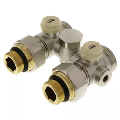 Caleffi 301241 Straight Valve 1-Pipe System 1/2"M