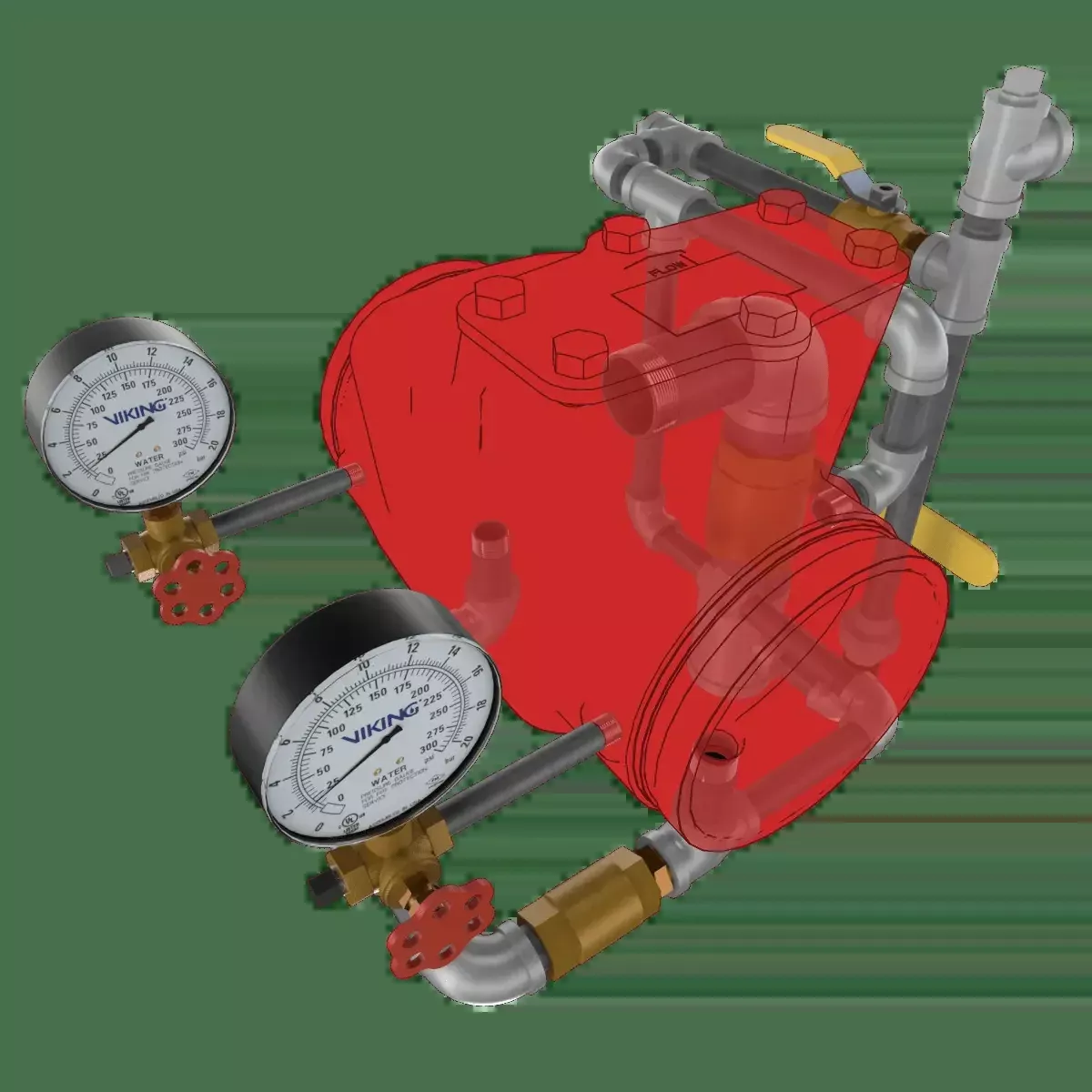 Cap Auxiliary Valve Alarm for Fire Protection System