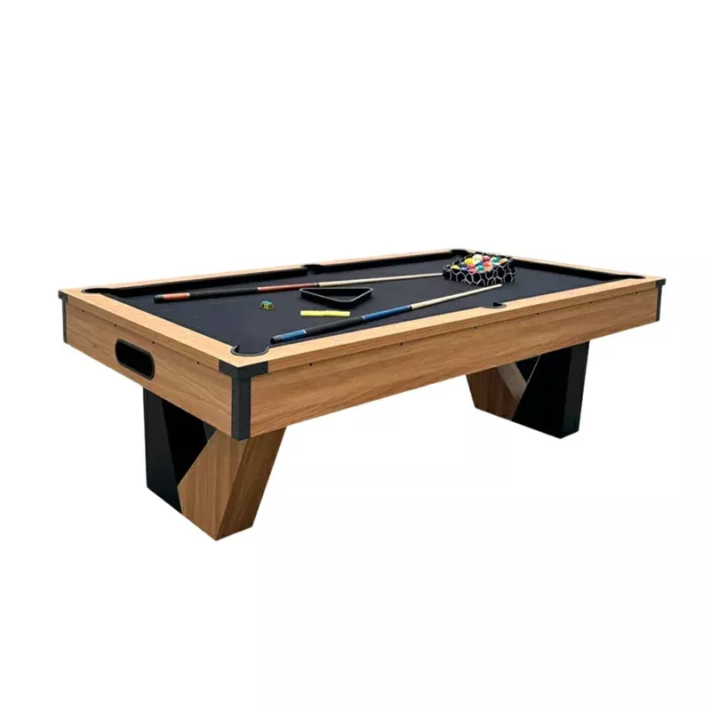 CUETIQ 9FT MDF Billiard Table V-Frame Design W/ Accessories