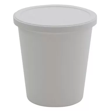 Disposable Specimen Containers with Lid, White, 68oz, case/50