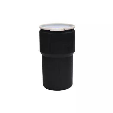 Eagle Lab Drum, Lab Pack 14 Gallon Black with Plastic Lever-Lock Ring
