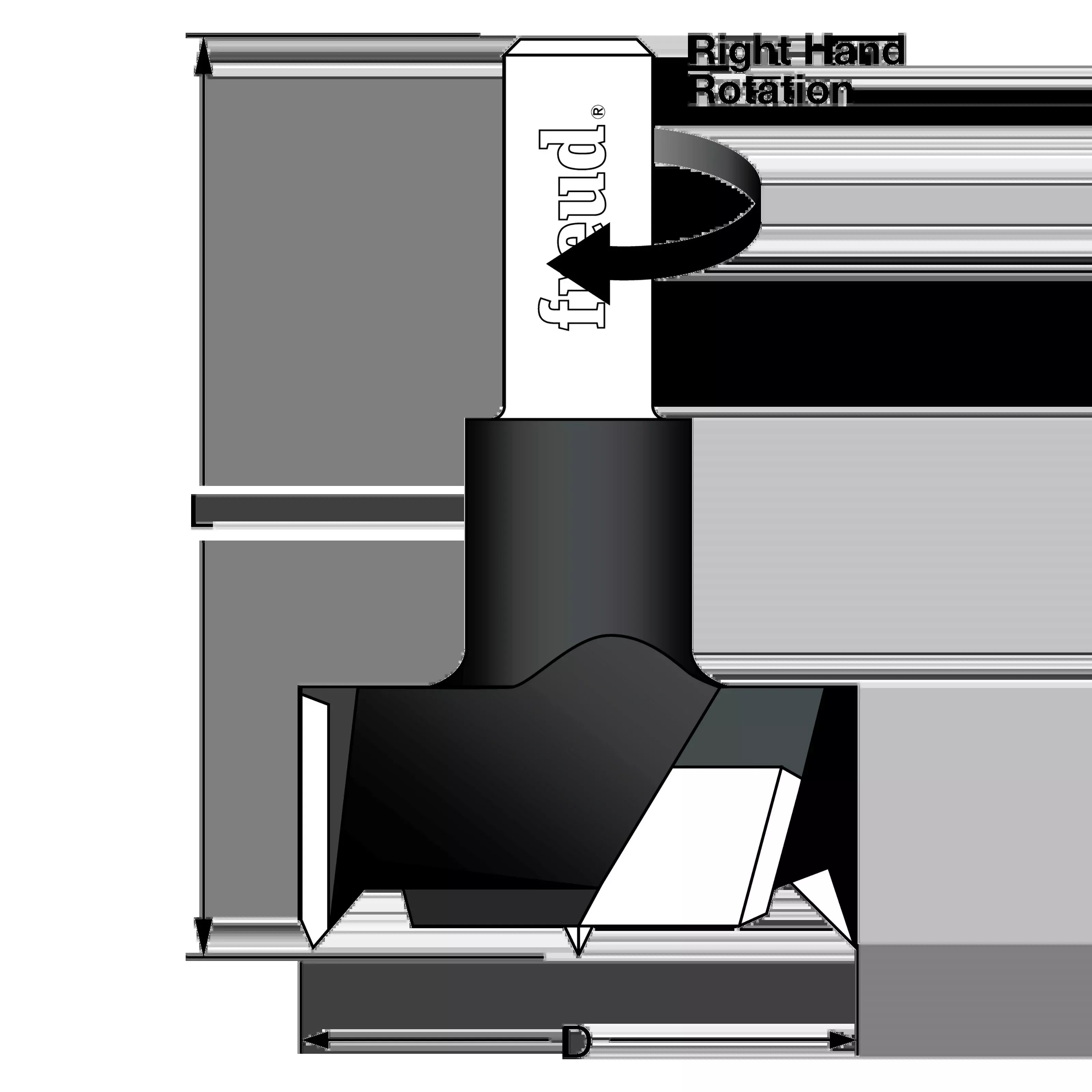 Freud CB17070R 17 mm (Dia.) Cylinder (Hinge) Bit