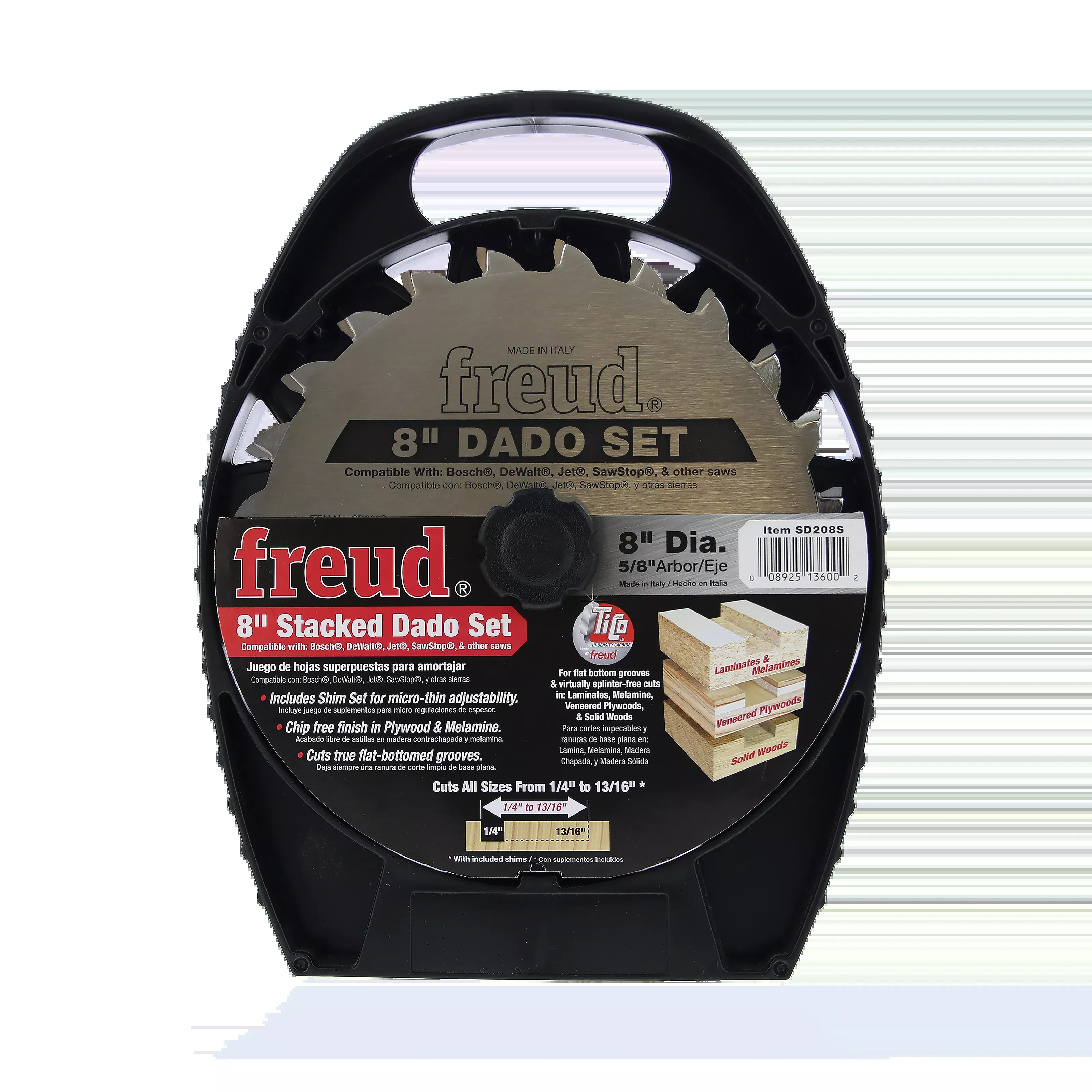 Freud SD208S 8" Pro Dado Set