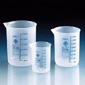 Griffin Beaker, Polypropylene, Molded/Printed, 2000 ml, case/6