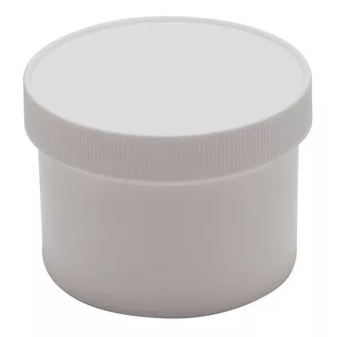 Jars, Polypropylene, White 8oz, case/48
