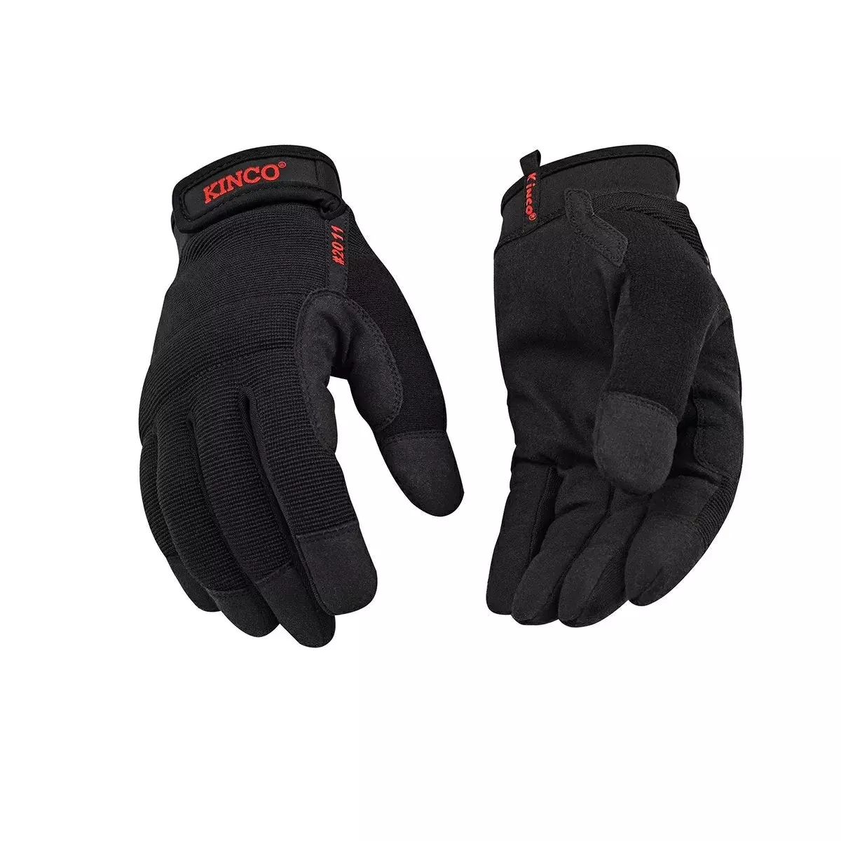 Kinco Kincopro™ Black Synthetic Gloves w/Pull Strap
