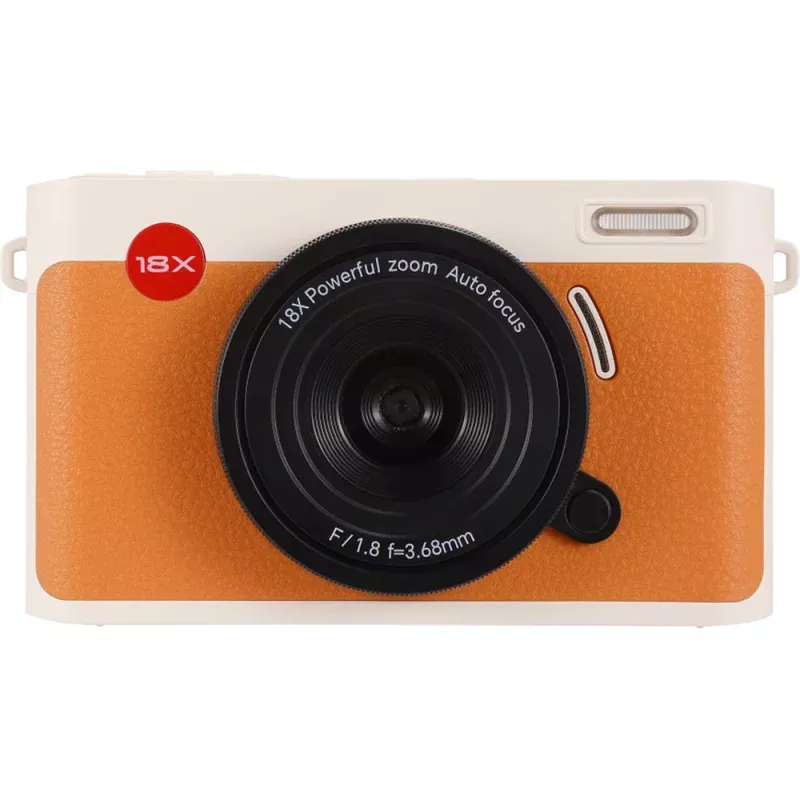 Point & Shoot Dual Lens Digital Camera – Brown