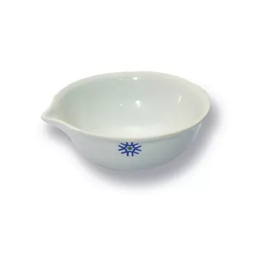 Porcelain Evaporating Dish, Round Form, 2100 ml