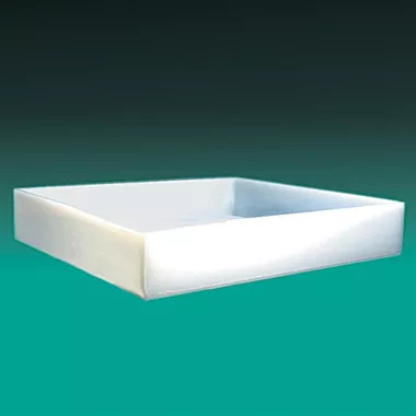 Rectangular Lab Tray, 21 Liter, HDPE, 16 x 20 x 4''