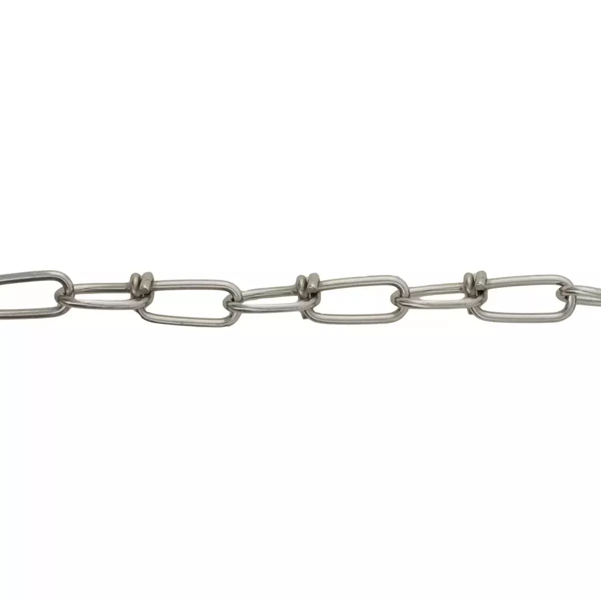 Stainless Steel #1 Double Loop Chain - 100' Long