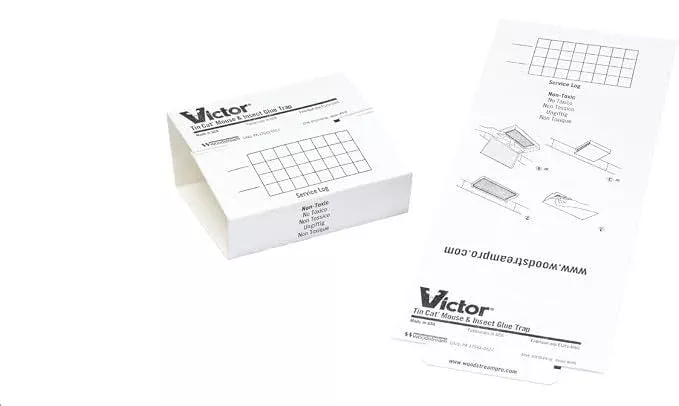 Victor Mouse and Insect Glue Trap for Tin Cat (72-Pack)