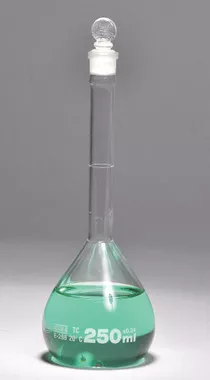 Volumetric Flasks, Class B, Glass Stopper, 200mL, case/12