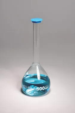 Volumetric Flasks, Class B with Snap Caps, 250mL, case/12